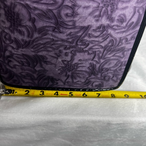 JKM and Company CONTESSA Purple Rolling Tote Bag, Travel Bag or Rolling Work Bag - Picture 8 of 16